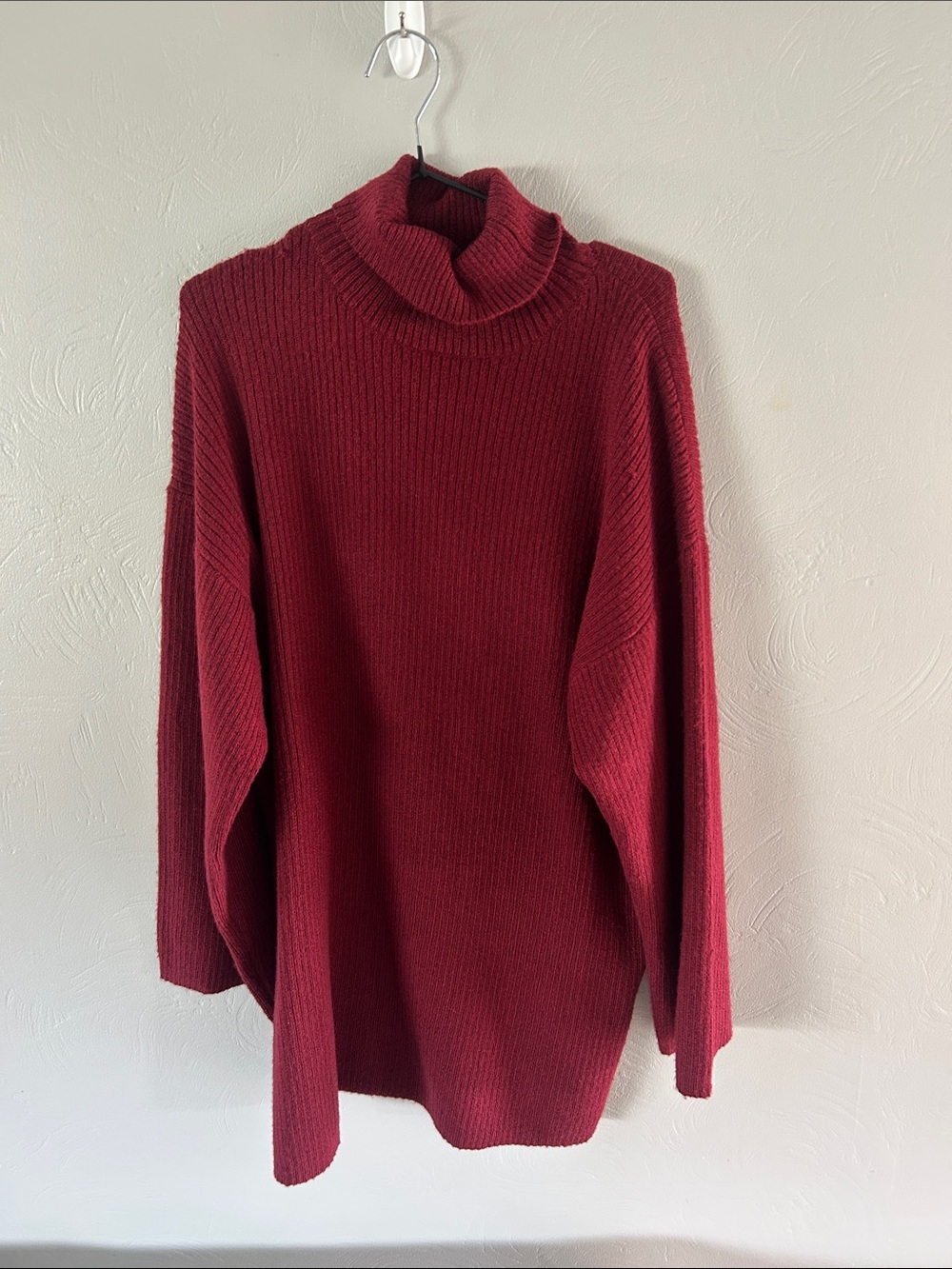 Princess Polly Sonelle Knit Sweater Mini Dress Deep Red